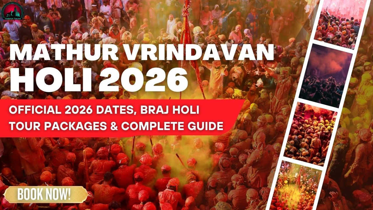 Mathura Vrindavan Holi 2026 Dates- Official Braj Holi Dates, Tour Packages & Complete Guide
